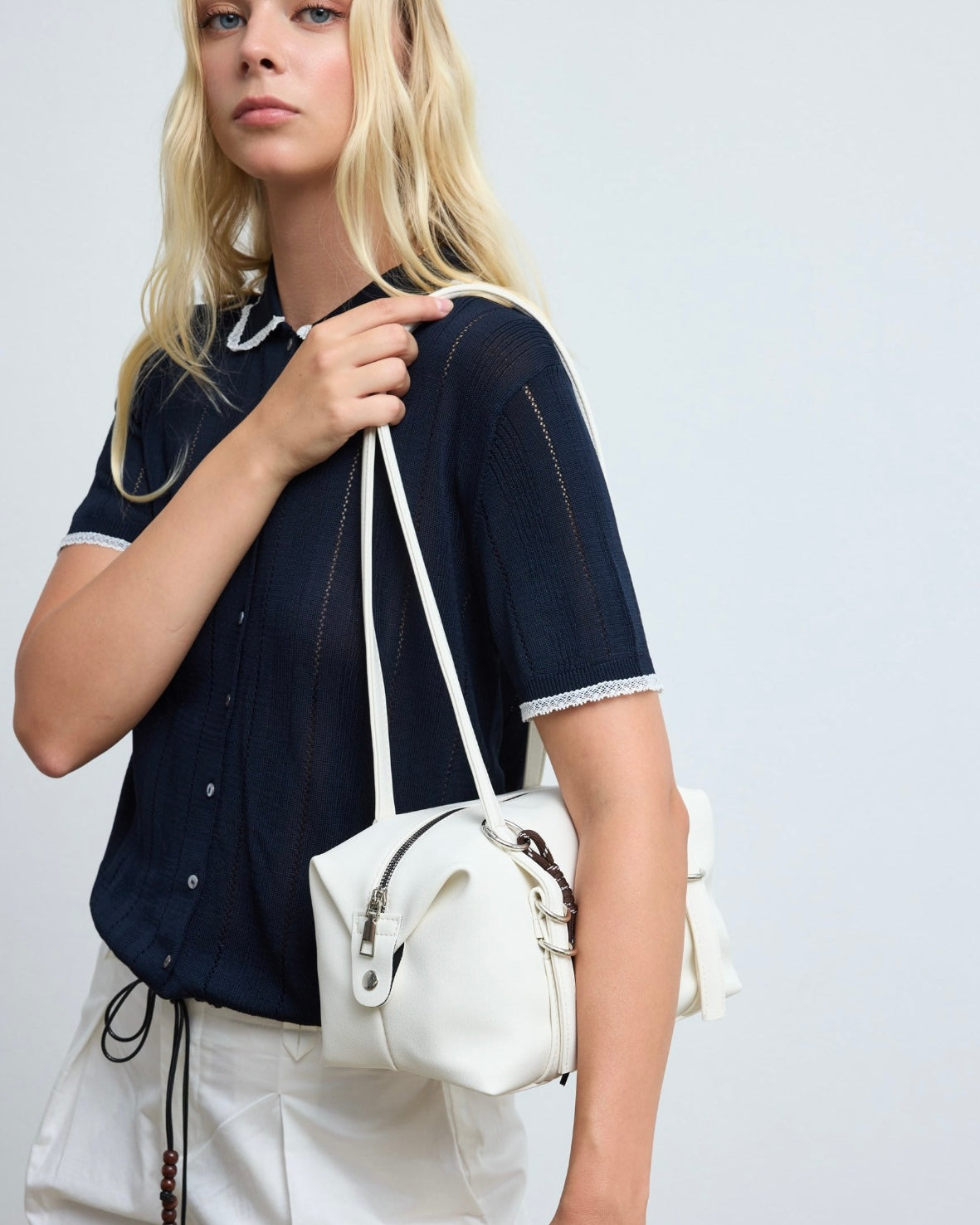 The Mila Bag In White