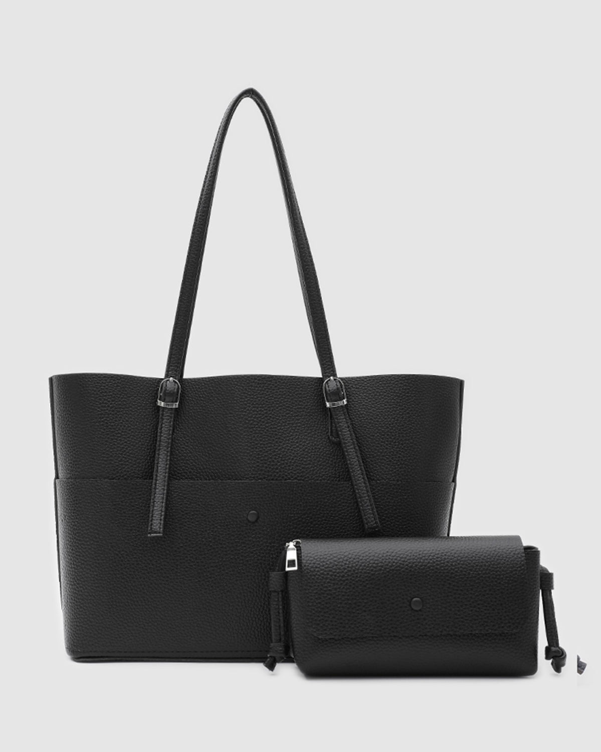 The 2 Pieces Bella Bag In Black