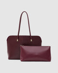 The 2 Pieces Coco Bag In Burgundy