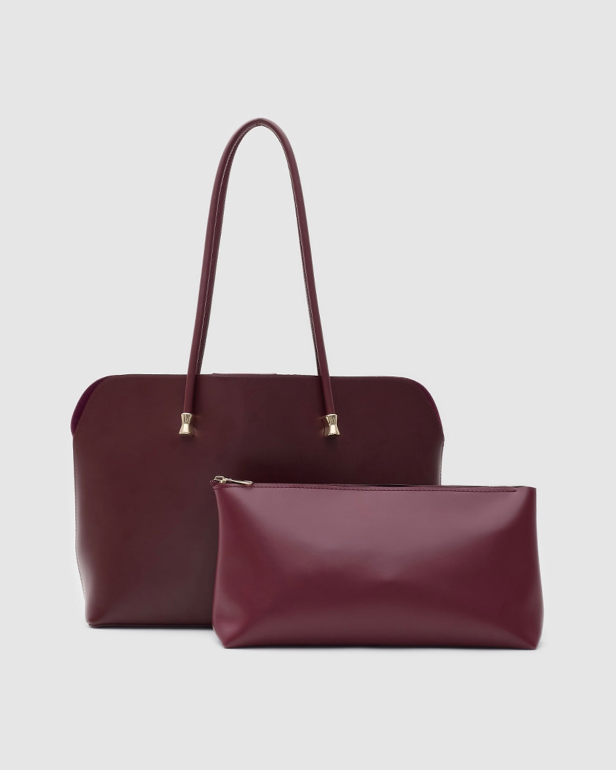 The 2 Pieces Coco Bag In Burgundy