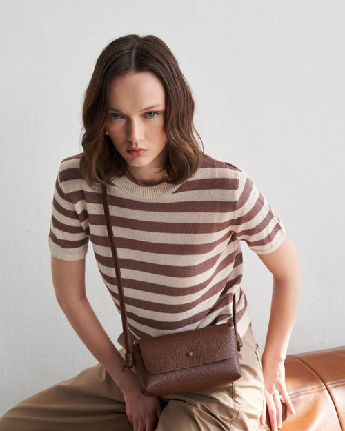 The 2 Pieces Bella Bag In Havane