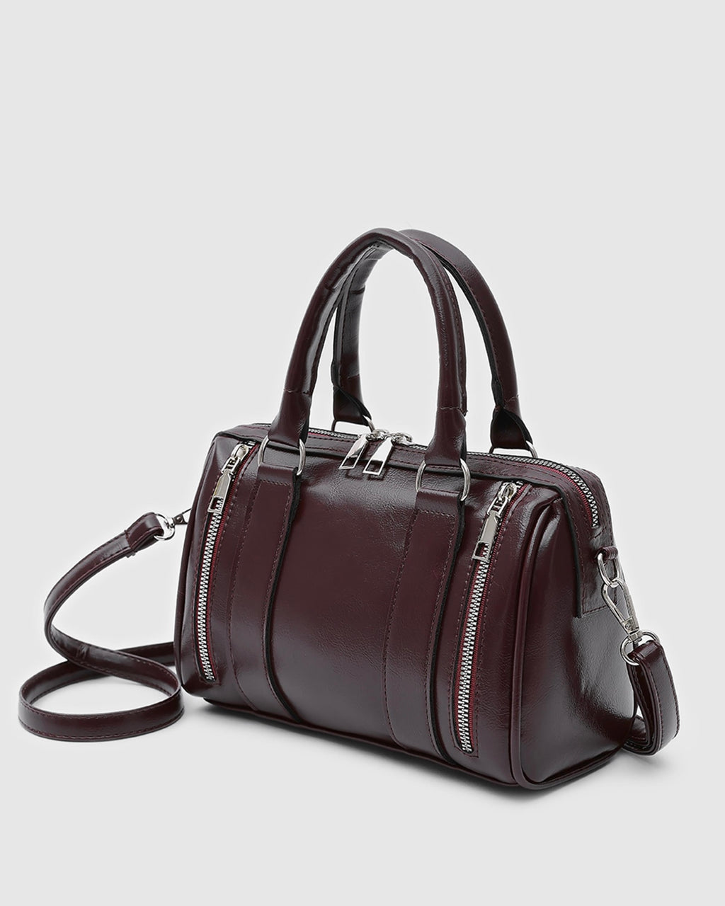 The Lili Bag In Burgundy