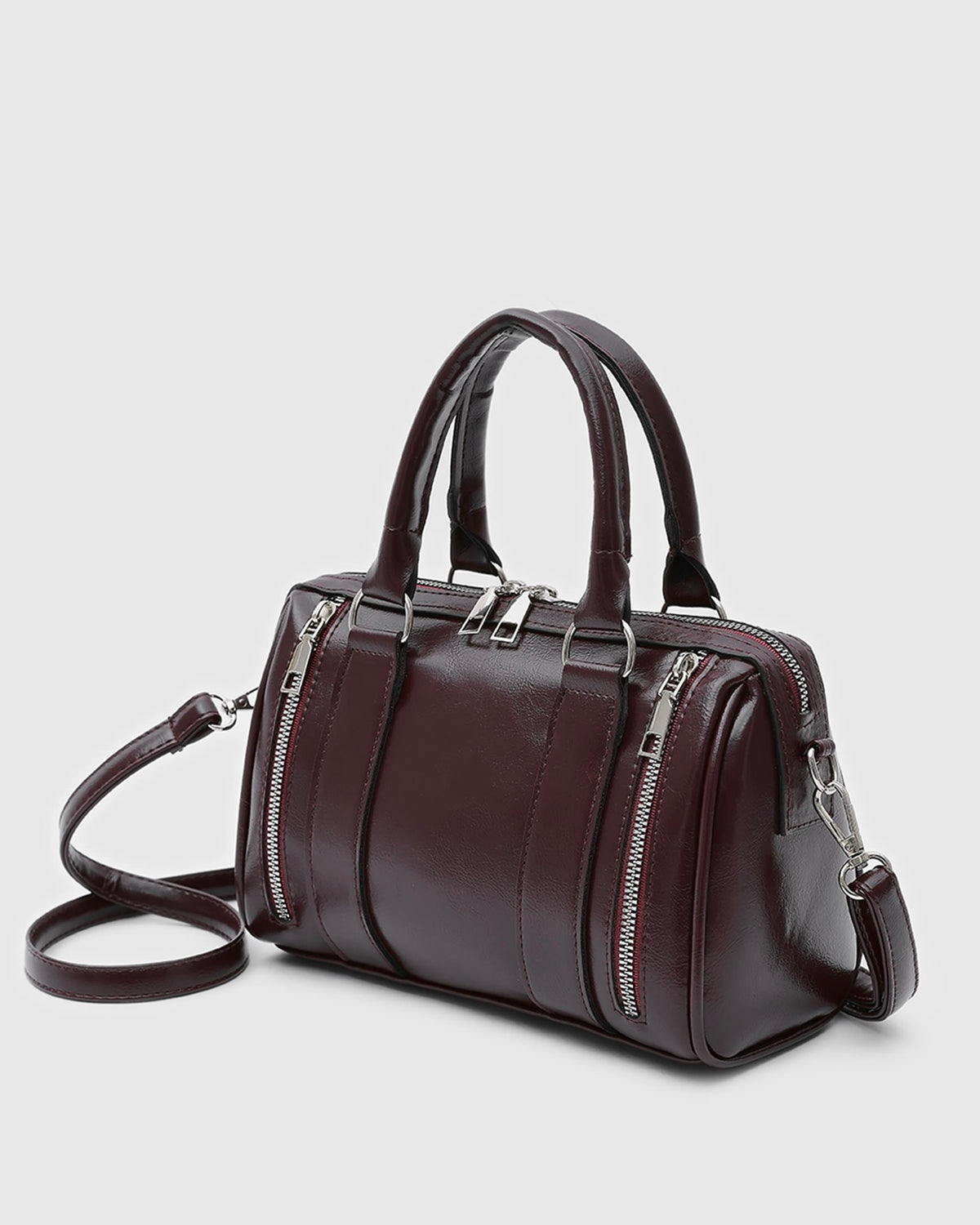 The Lili Bag In Burgundy