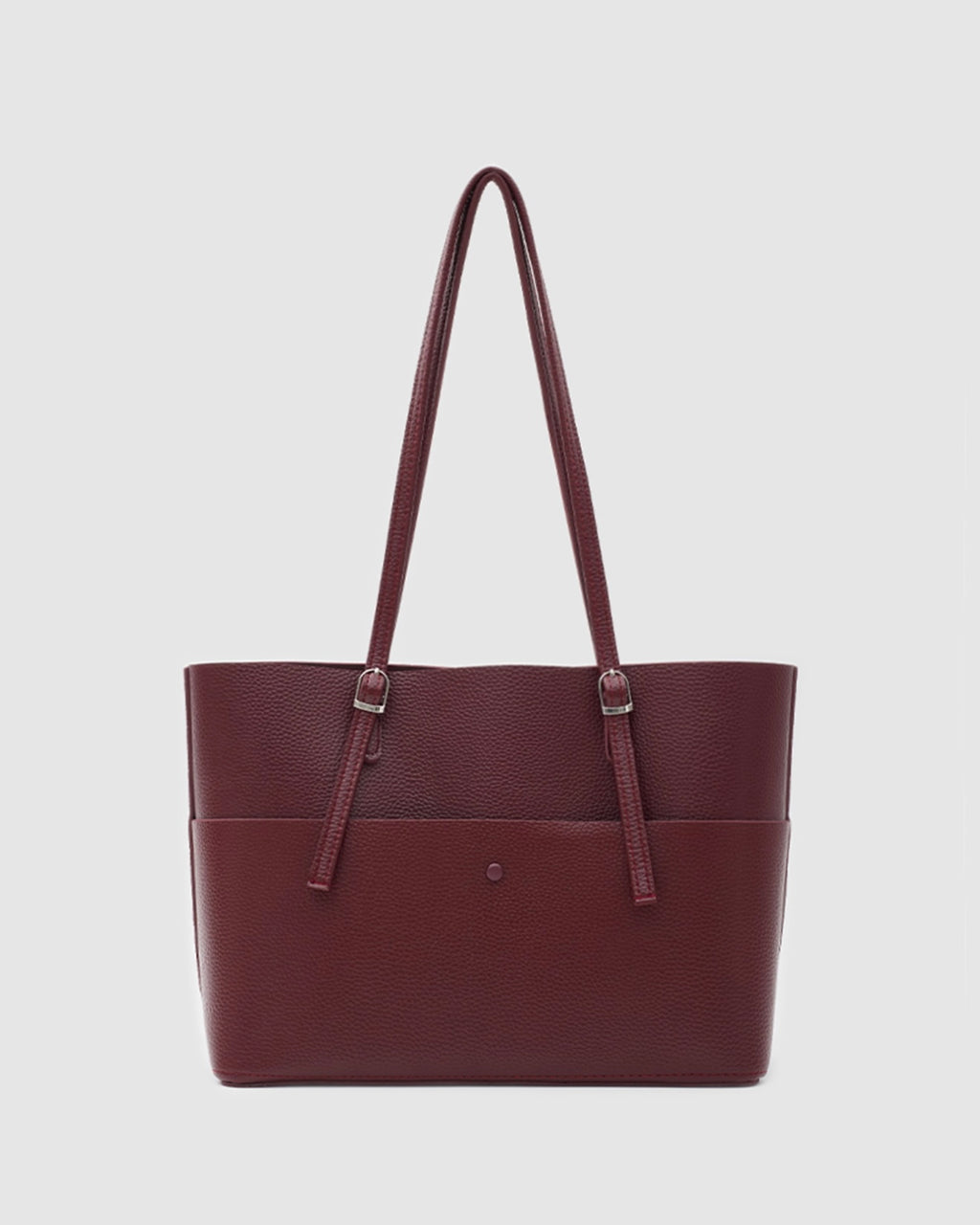 The 2 Pieces Bella Bag In Burgundy
